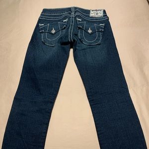 Dark Denim True Religion Skinny Jeans